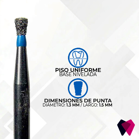 0312M Fresa Cono Invertido | Cavidades precisas con ángulos definidos en odontología