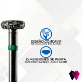 2042C Fresa Rueda | Cortes amplios y cavidades precisas en odontología