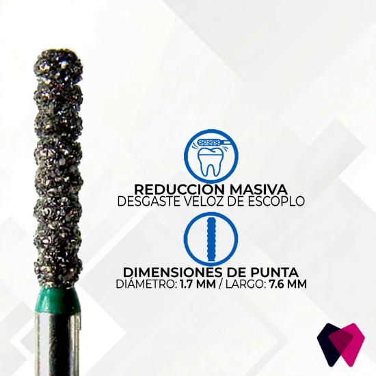 2217C Fresas Gross Reduction Dentales | Reducción masiva y eficiente