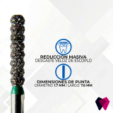 2217C Fresas Gross Reduction Dentales | Reducción masiva y eficiente