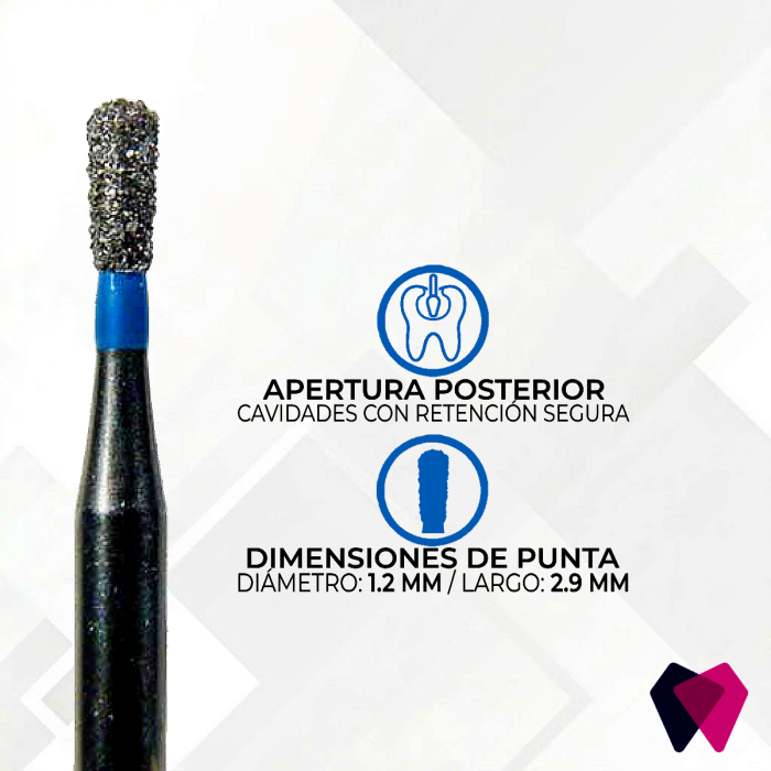 0512M(S) Fresa Pera | Conformación uniforme y cavidades redondeadas en odontología