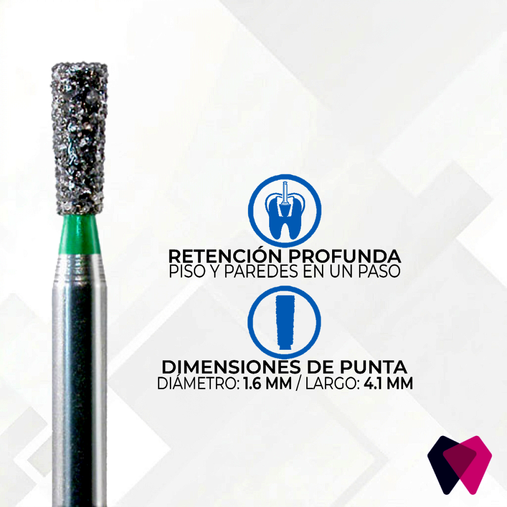 0316.4C Fresa Cono Invertido | Cavidades precisas con ángulos definidos en odontología