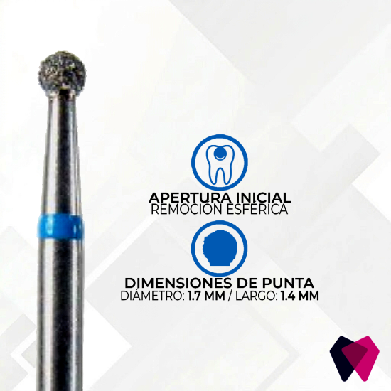 0116M Fresa Redonda | Cavidades iniciales y eliminación de caries con precisión