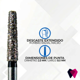 Cónica 0818.8C Punta Plana Modificada (NeoDiamond®)