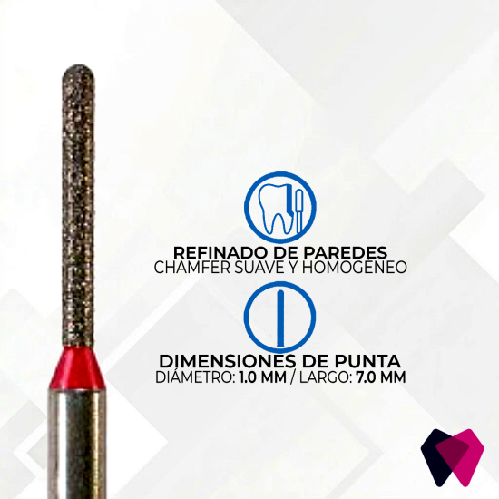 1210.7F KS0 Fresas Cilíndricas Dentales | Corte uniforme y preciso