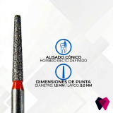 0914.8F Fresas Cónicas Dentales | Corte preciso y seguro
