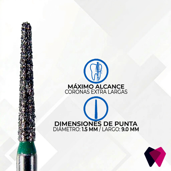 0914.9C Fresas Cónicas Dentales | Corte preciso y seguro