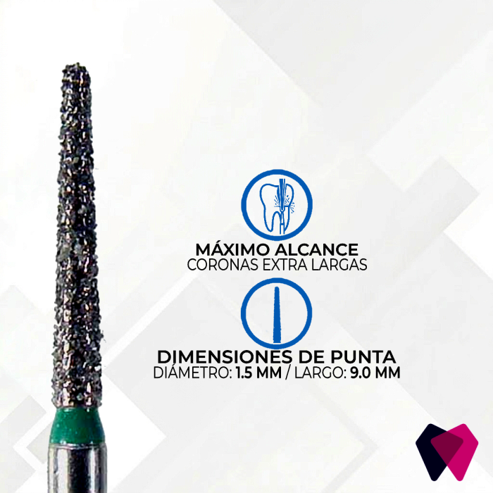 0914.9C Fresas Cónicas Dentales | Corte preciso y seguro