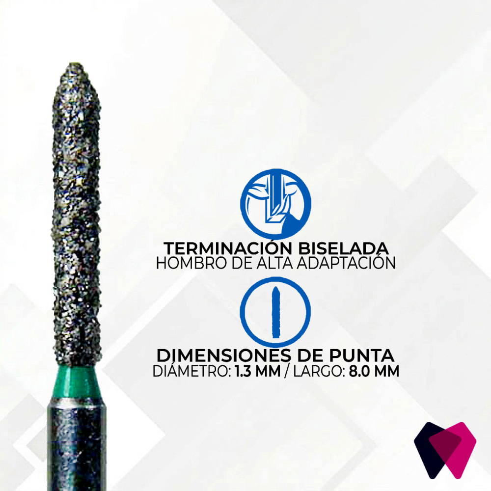 1812.8C Fresas Cilíndricas Dentales | Corte uniforme y seguro