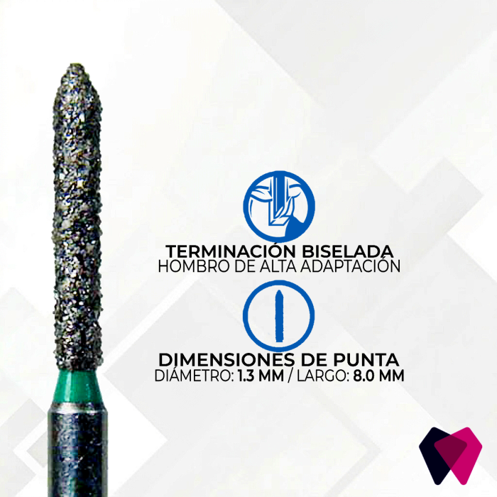 1812.8C Fresas Cilíndricas Dentales | Corte uniforme y seguro