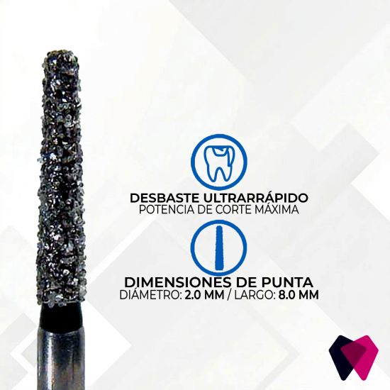 0918.8C Fresas Cónicas Dentales | Corte preciso y seguro