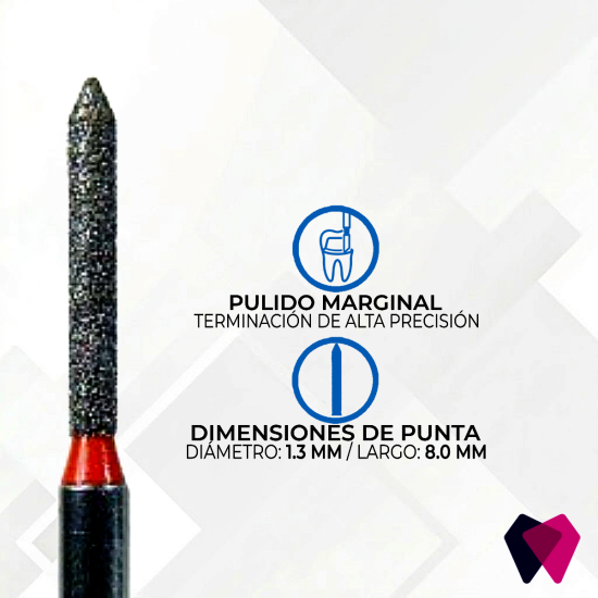 1812.8F Fresas Cilíndricas Dentales | Corte uniforme y seguro