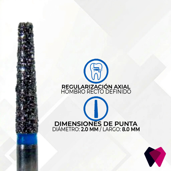 0918.8M Fresas Cónicas Dentales | Corte preciso y seguro