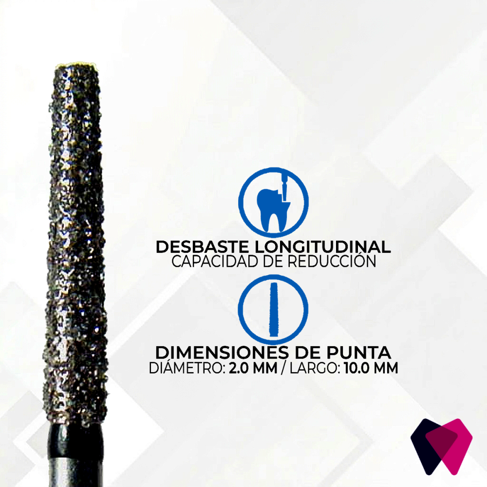 0918.10C Fresas Cónicas Dentales | Corte preciso y seguro