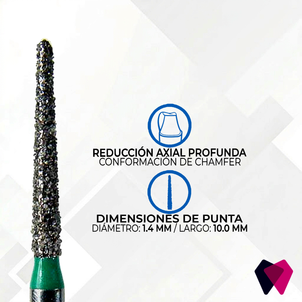 1112.10C Fresas Cónicas Dentales | Corte preciso y seguro