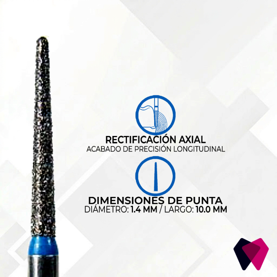 1112.10M Fresas Cónicas Dentales | Corte preciso y seguro