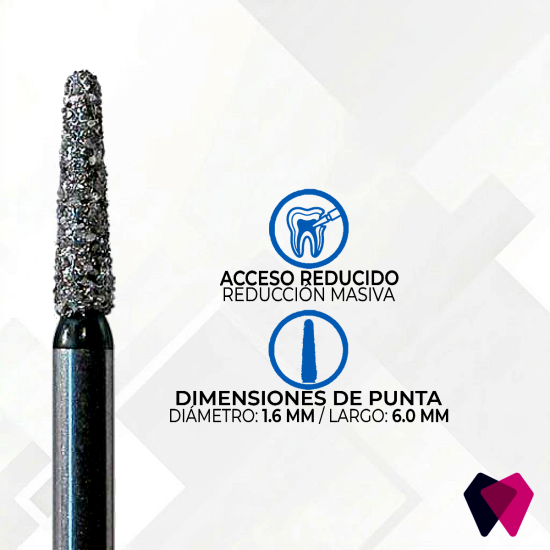 1114.6C(S) Fresas Cónicas Dentales | Corte preciso y seguro
