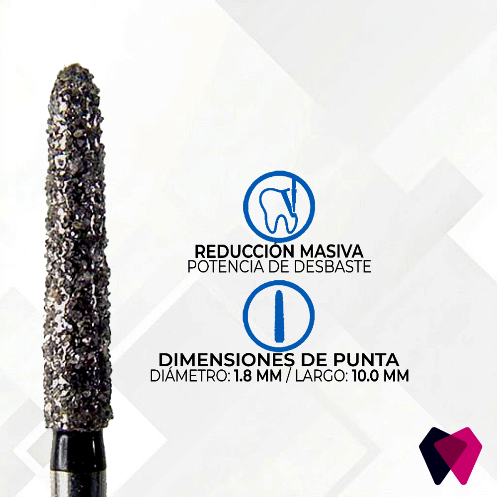 Cónica 1116.10C Punta Redonda (NeoDiamond®)