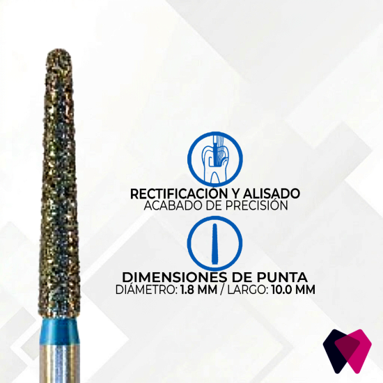 1116.10M Fresas Cónicas Dentales | Corte preciso y seguro