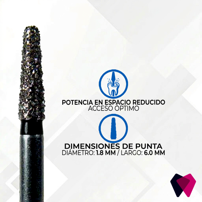 Cónica 1116.6C(S) Punta Redonda Corta (NeoDiamond®)