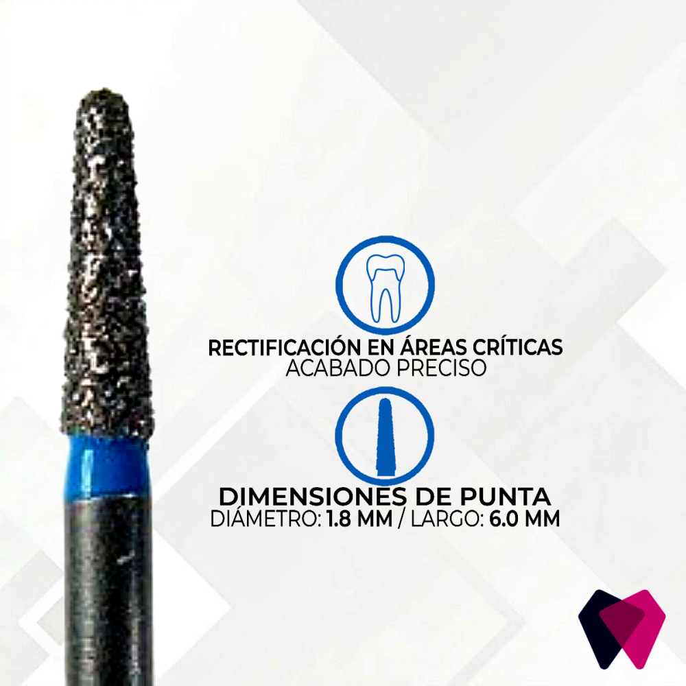 11166MS Fresas Cónicas Dentales | Corte preciso y seguro