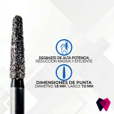 1116.7C Fresas Cónicas Dentales | Corte preciso y seguro
