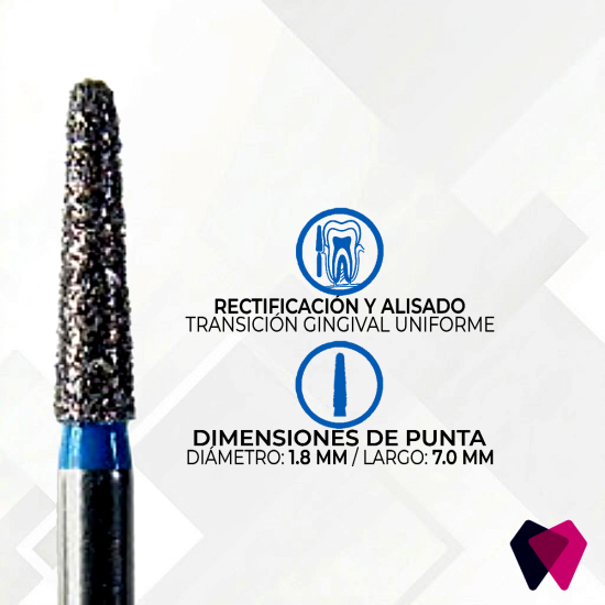 1116.7M Fresas Cónicas Dentales | Corte preciso y seguro