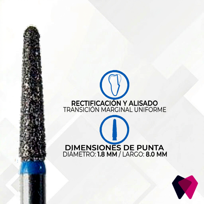 1116.8M Fresas Cónicas Dentales | Corte preciso y seguro