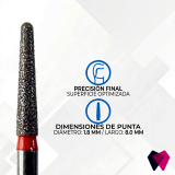 1116.8F Fresas Cónicas Dentales | Corte preciso y seguro
