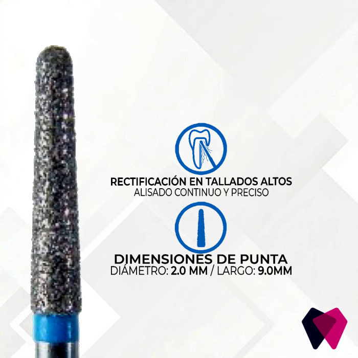 1118.9M Fresas Cónicas Dentales | Corte preciso y seguro