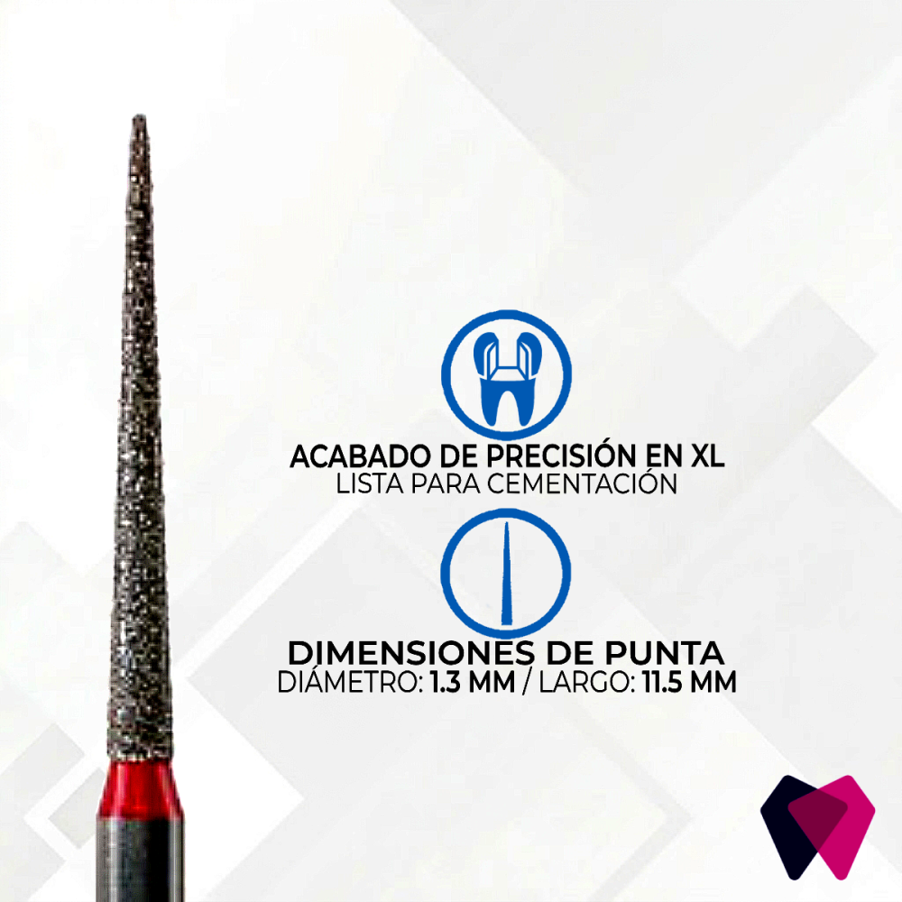 131211F Fresas de Fisura Dentales | Corte preciso y conservador