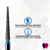 1314.10M Fresas de Fisura Dentales | Corte preciso y conservador