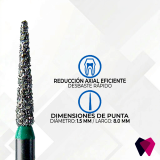 1314.8C Fresas de Fisura Dentales | Corte preciso y conservador