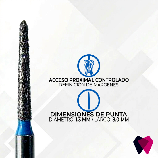 1712.8M Fresas Cónicas Dentales | Corte preciso y seguro