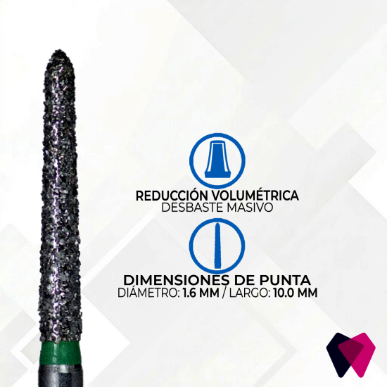 1714.10C Fresas Cónicas Dentales | Corte preciso y seguro