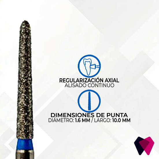1714.10M Fresas Cónicas Dentales | Corte preciso y seguro