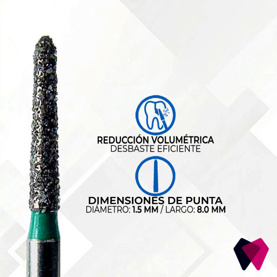1714.8C Fresas Cónicas Dentales | Corte preciso y seguro