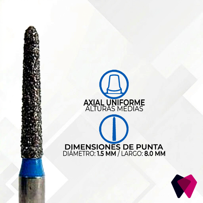1714.8M Fresas Cónicas Dentales | Corte preciso y seguro