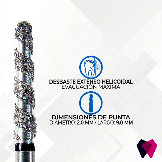 8118.9C Fresas Neo Espiral Microcopy | Corte helicoidal eficiente y seguro