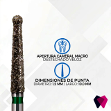 E164.015C Fresas EndoAccess Microcopy | Acceso endodóntico seguro y preciso