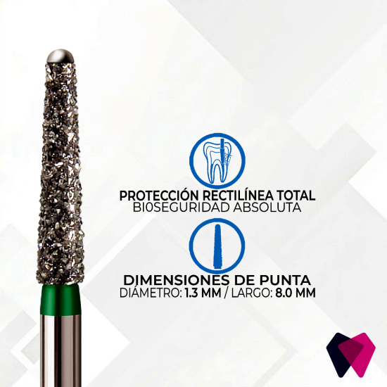 Endo E165.014LC Cónica Punta Redonda (Specialty Diamonds)
