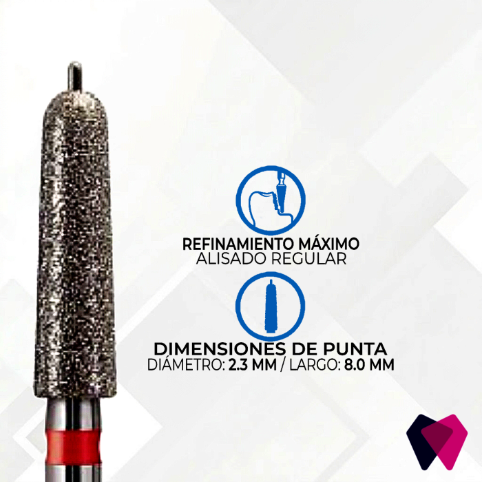 GP9.023F Fresas con Pin Guía Microcopy | Reducción calibrada y segura