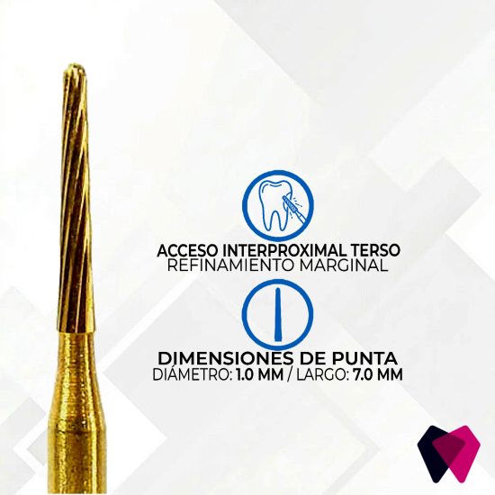 Multilaminada FG 7642 Conica Larga 12 Filos Espiral (12-Blades)