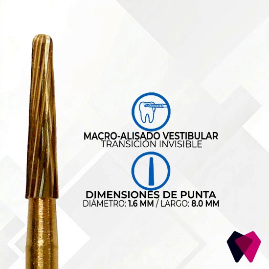 Multilaminada FG 7675 Conica Larga 12 Filos Espiral (12-Blades)