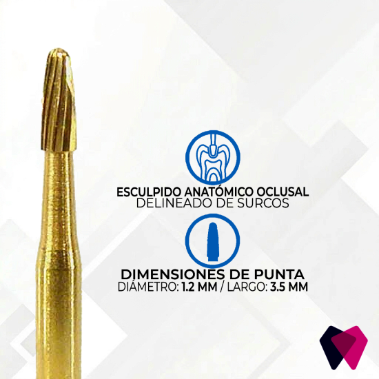 Multilaminada FG 7803 Bala 12 Filos Espiral (12-Blades)