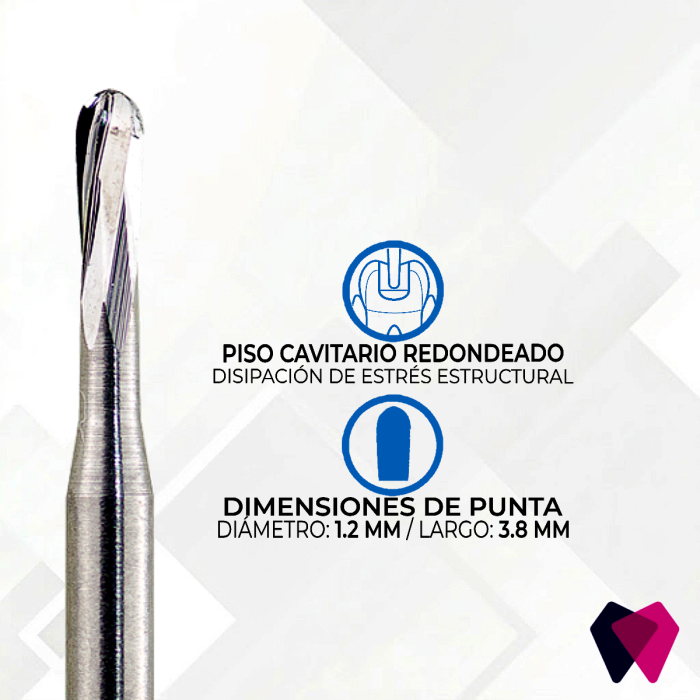 Fisura 1158FG Punta Redonda (NeoBurr®)