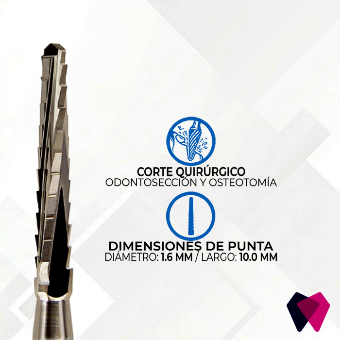 Lindeman FG 162 Corte Cruzado Crosscut (NeoBurr®)