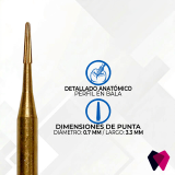 Multilaminada FG OS3 Bala 12 Filos Rectos (EF-Series)